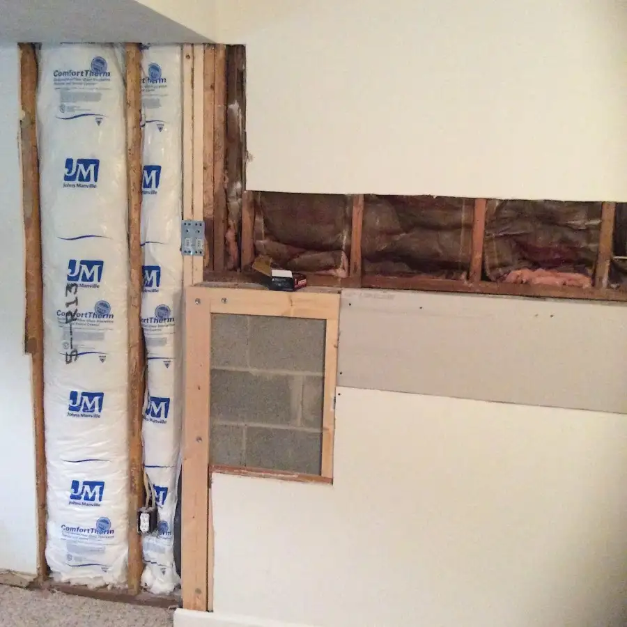 Wall insulation replacement during Odor Removal & Deodorization in Huntertown
